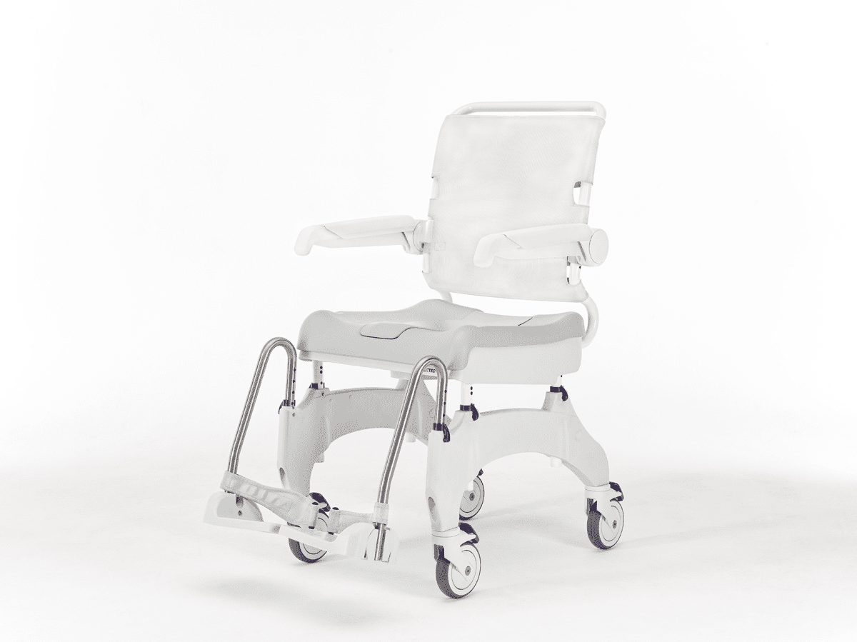 Dusch- und Toilettenrollstuhl AQUATEC OCEAN Ergo