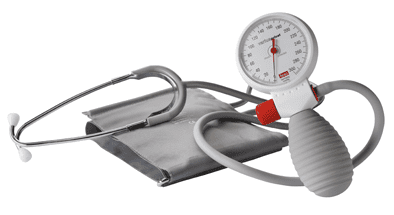 Blutdruckmessgerät boso varius privat mit Stethoskopgerät 60mm Einschlauch weiß