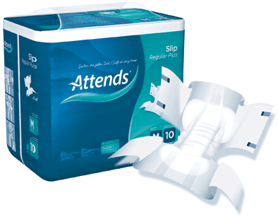 Windelhose Attends Slip Classic 10 XL Hüfte 150 bis 175 cm(1Karton: 4x15Stk.)