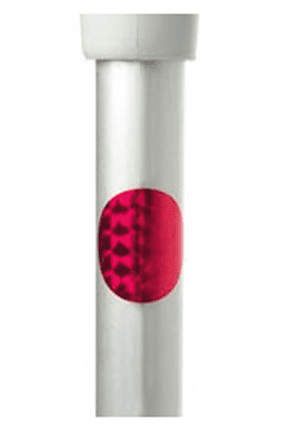 Reflektor zum Aufkleben rot