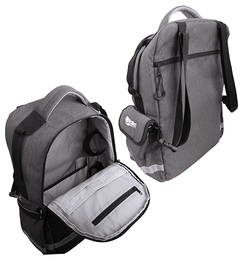 ROLKO-BAG Rollstuhl-Multitasche grau 28x47x15cm
