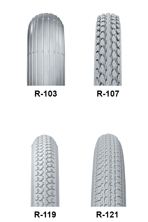 Decken für Standard-Rollstuhl 24x 1.3/8" (620x35 mm) IMPAC Super-Leichtlauf M16 grau