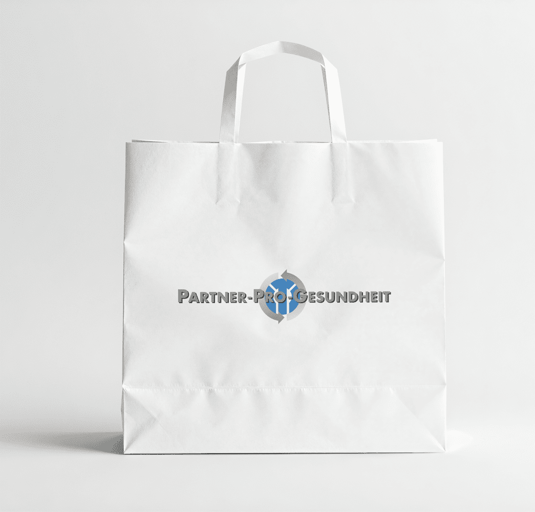 Papiertasche 45 x 17 x 48 cm mit Aufdruck