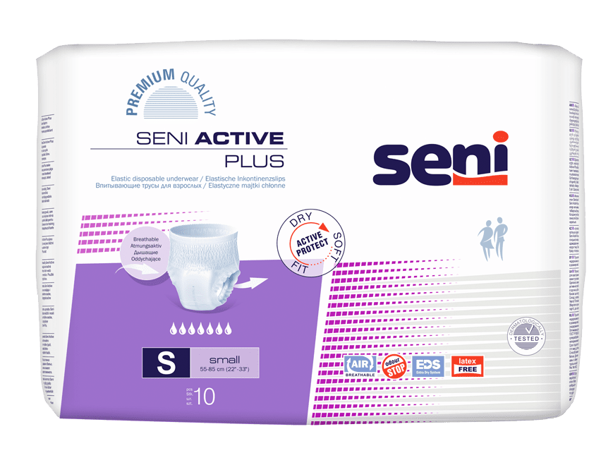 Einweginkontinenzslips Seni Active Plus small, Packung