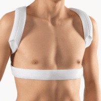 Bort Geradehalter StabiloFix Universal, weiß, hinten