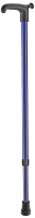 LM-Stock verstellbar in metallic blau mit Softgriff