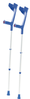 Unterarmgehstütze Magic-Twin, Standard-Clip, Paar in blau