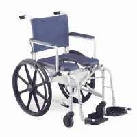 Dusch- und Toilettenrollstuhl INVACARE H273 LIMA mit 24" Rädern