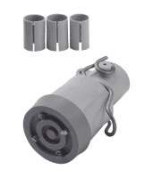Ausfahrbarer Winterspike grau