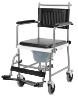 Toilettenrollstuhl TS-1, grau