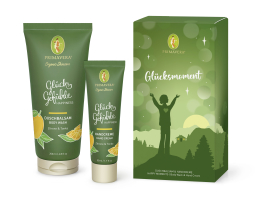 Geschenkset Glücksmoment, mit Glücksgefühle Duschbalsam und Glücksgefühle Handcreme