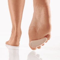 Bort PediSoft TexLine Zehen-Pad universal, Fuß von unten betrachtet