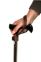 Stockschlaufe, Leder, Anwendung