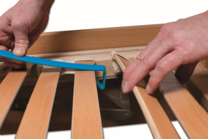 Gleiter für Bettgriffe,blau (VPE:4 Stück), Produktbild