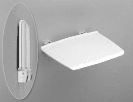 Duschklappsitz Serie 150 RD weiß