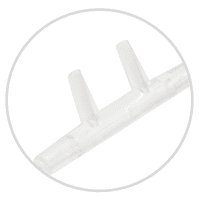 AEROpart® Sauerstoff-Brille 11-S mit 2m Schlauch, gerade Nasenstutzen