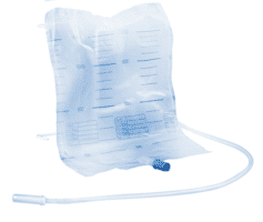 Urinbeutel 2000 ml. mit Ablassventil, unsteril 130 cm (VPE: 10 Stück)