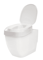 Toilettensitzerhöhung AQUATEC 90 Ergo mit Deckel (VPE:6 Stück)
