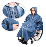 Rollstuhl-Regencape ROLKO-rainPRO mit Ärmeln