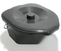 Toiletteneimer RS3 für Toilettenstuhl 9062 grau