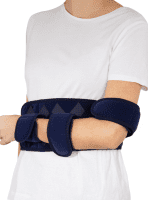 Schiebler Schulter-FIX-Bandage blau