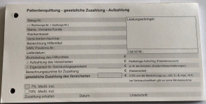 Patientenquittung gesetzliche Zuzahlung
