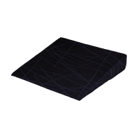 Keilkissen Kubivent Sit 40 x 40 cm, 8/1 cm Bezug schwarz, Verbundschaum, ergonomisch