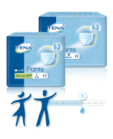 TENA Pants Discreet L, Hüfte 95-125 cm (1 Karton: 4 x 10 Stück)