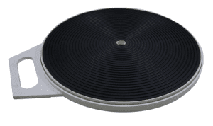 Drehscheibe mit Griff ca.32 cm schwarz-grau