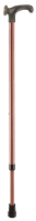 Gehstock anatomisch, Leichtmetall, bronce