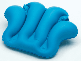 Großes Badewannenkissen aufblasbar 57x38cm blau