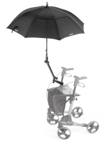 Rollatorschirm TOPRO mit Multifunktionsarm, schwarz