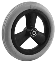 Rad mit PU-Reifen 3 Speichen Nabenlänge 60 mm