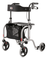 Leichtgewichtrollator RL-Smart ST, silber, Ansicht schräg von vorne