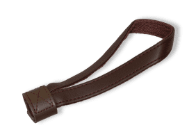 Stockschlaufe, Leder, braun, geschlossen
