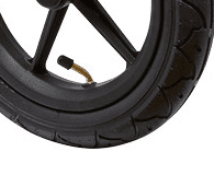 Detail des Rollatorrads XC mit Ventil