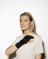 Handgelenkorthese Manu-Cast Organic D schwarz