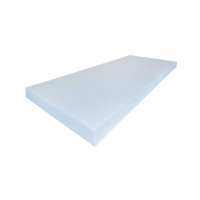 Matratze 200 x 90 x 10 cm, RG 35 Poly Schaum, mit Bezug, gerollt (3er Pack!)