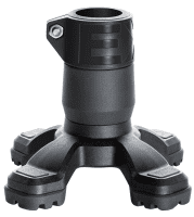 4-Punkt Gummikapsel Safety Foot, schwarz (VPE: 1 Stück)