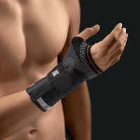 Bort select ManuZip Handgelenkbandage, volar schwarz