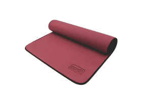 PilatesYoga_Matte, rot mit schwarzem Rand