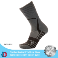 Socken TREKKING SILVER DEODORANT, dunkelgrau, Hauptbild