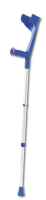 Unterarmgehstütze Überlänge +10cm Quetsch-Clip, blau