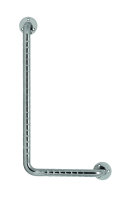 Edelstahl-Stützgriff L-Form 30x61 cm chrom, links