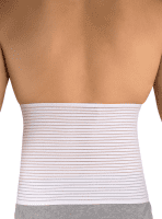 Abdominalbandage weiß