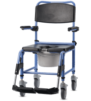 Dusch- und Toilettenrollstuhl TS-Aqua 4 Lenkrollen 5"
