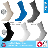 Socken DeoMed Cotton Silver, Hauptbild