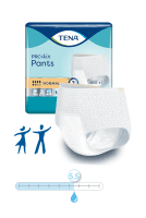 TENA Pants Original Normal L, Hüfte 100-135 cm (1 Karton: 4 x 18 Stück)