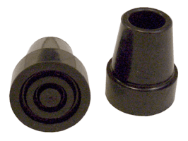 Gummipuffer für Vierfußgehhilfe, 18mm schwarz