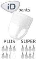 iD Pants TBS Super Medium Hüfte 80 bis 120 cm (1 Karton:6x12Stk.)